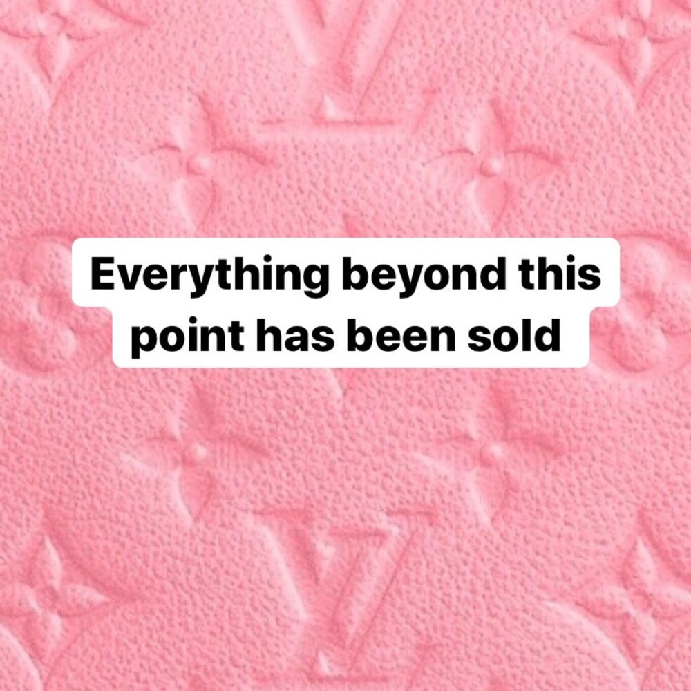 Everything beyond this point has been sold